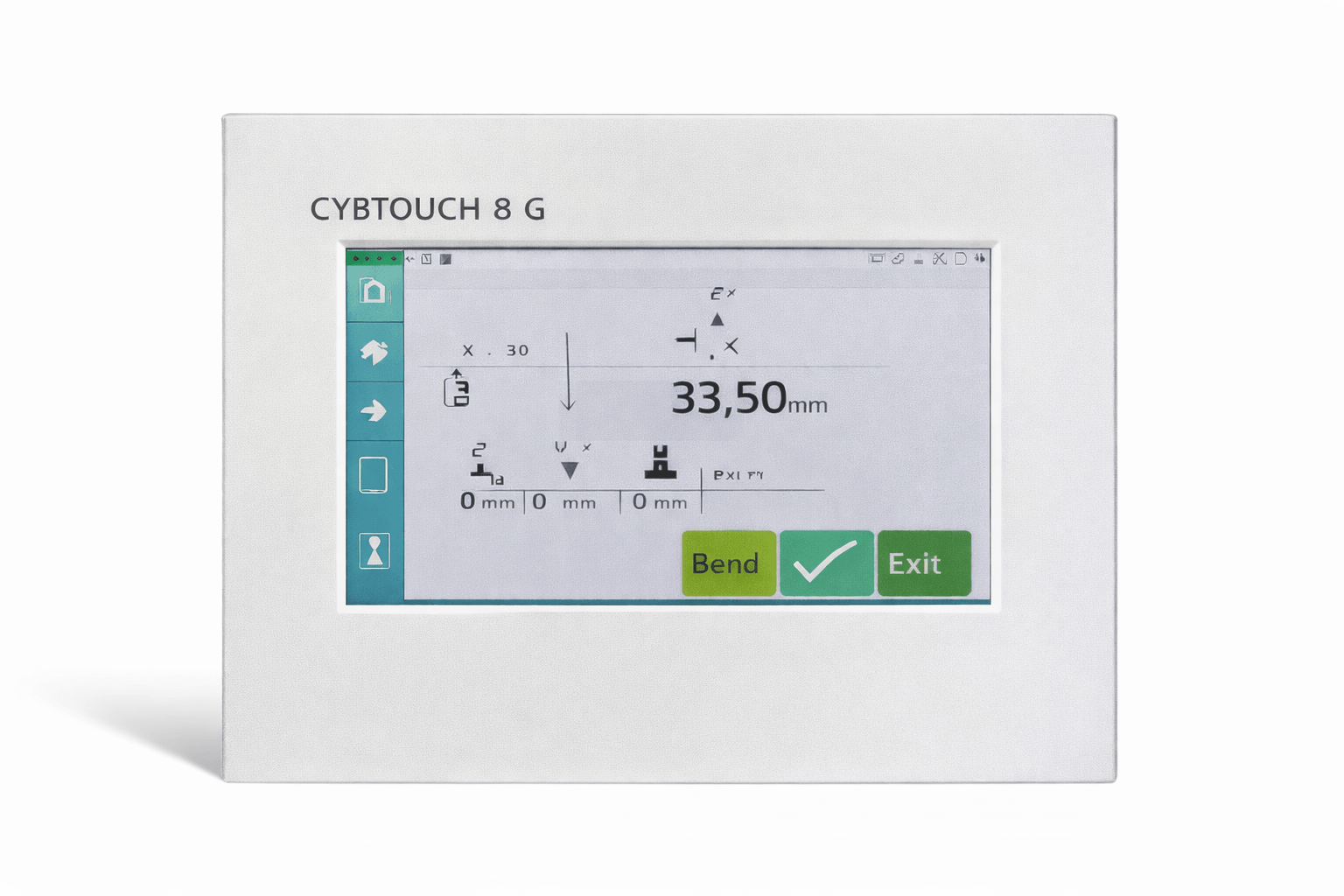 متحكم CYBTOUCH 8G CNC لماكينة قص الغيولوتين
